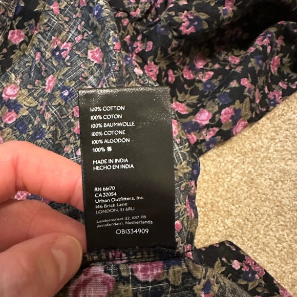 NWT Free People Meant To Be Blouse Size L - Picture 11 of 12